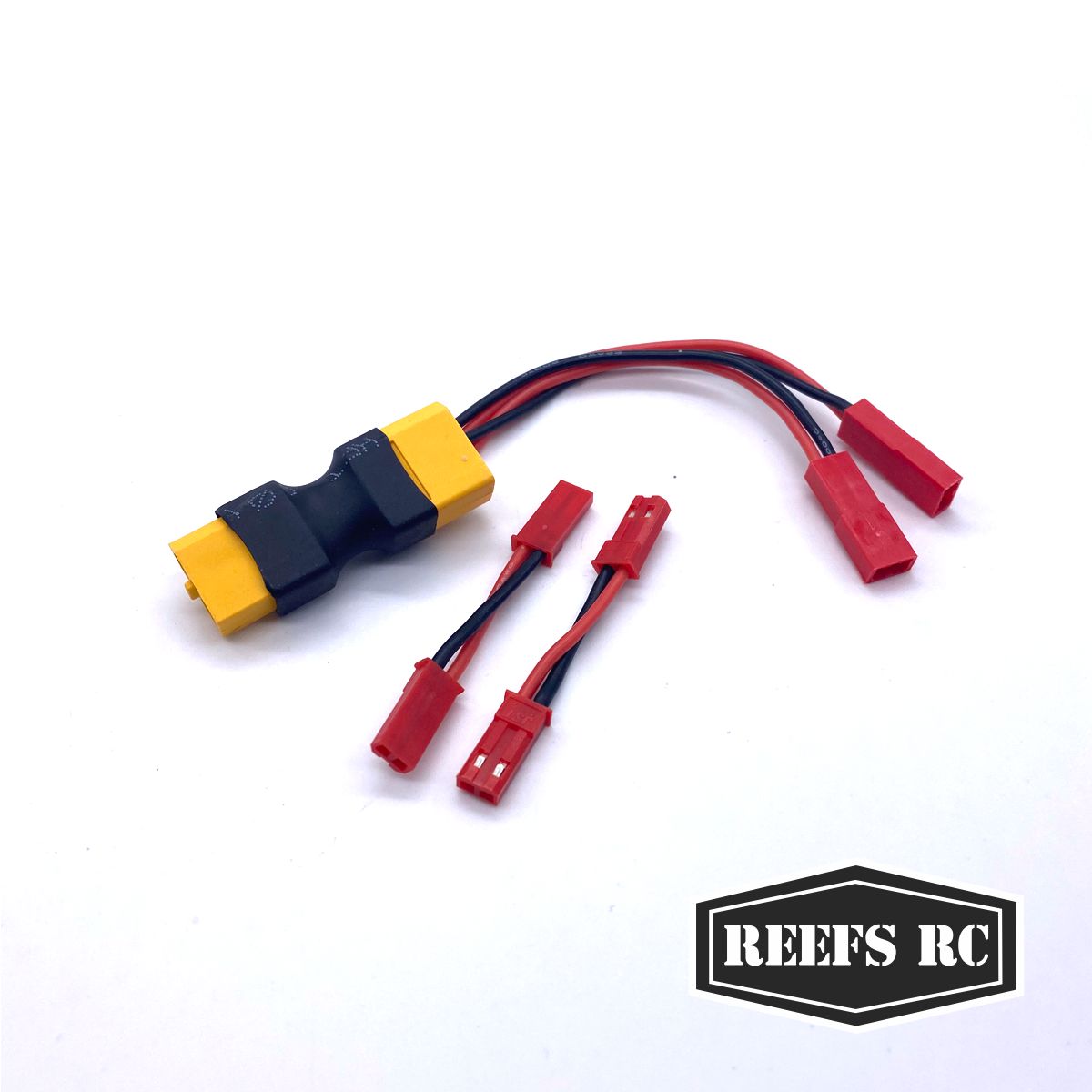 Reefs RC XT60 Dual JST Connector w/ 2 Male-Male Adaptors